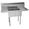 Koolmore 2 Compartment Stainless Steel NSF Commercial Kitchen Prep&Utility Sink w/2 Drainboards SB121610-12B3 - alternate 2